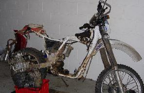 One XR, minus thump generator. Note factory HRC race engine stand.